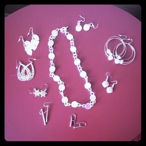 Silver jewelry bundle